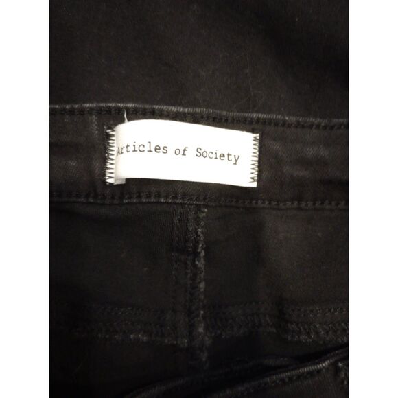 Articles of Society Women's Size 27 Black Straight Leg Jeans - Picture 5 of 7